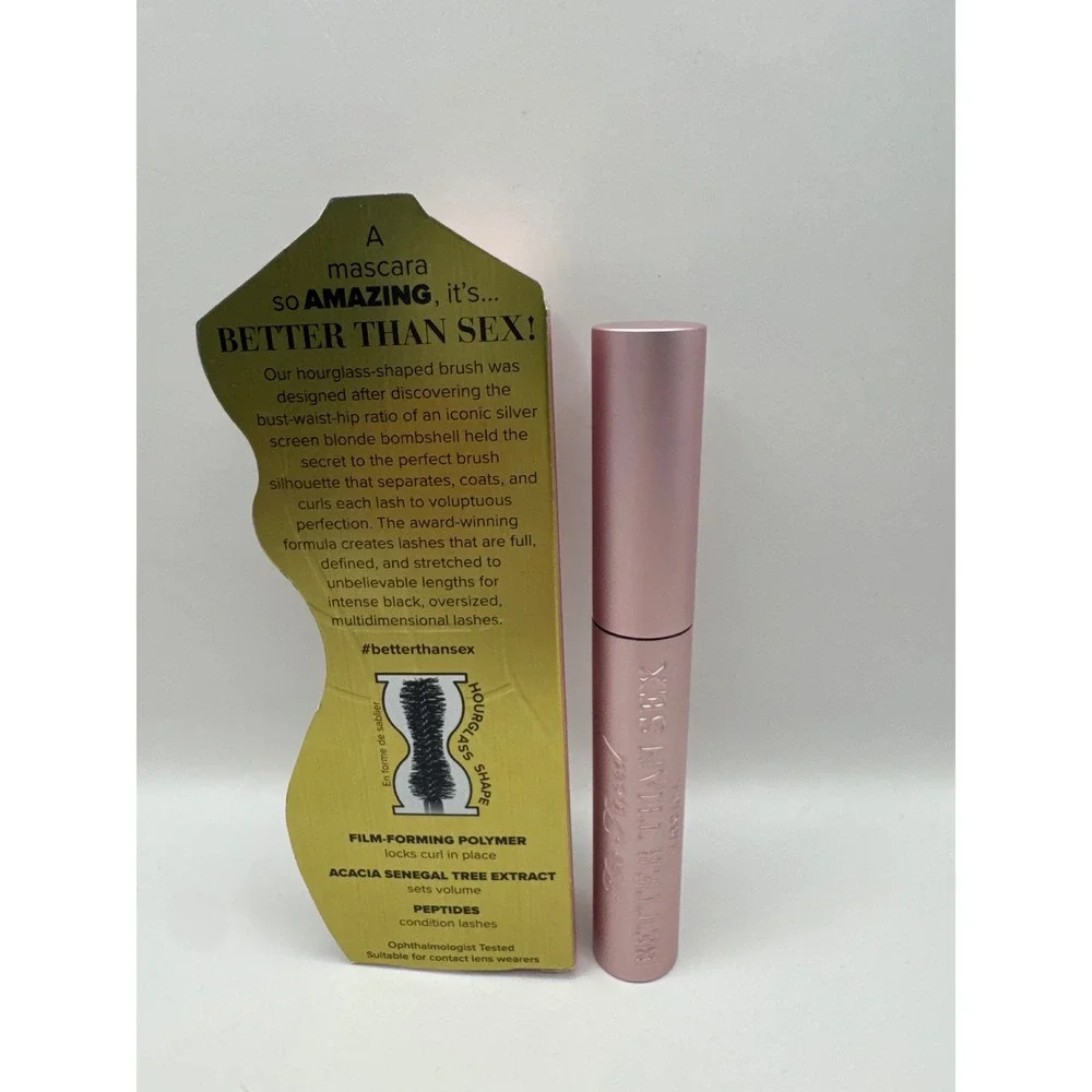 Too Faced Better Than‎ Sex Voluptuous Volume Mascara Black 8.0ml 0.27oz NIB